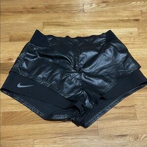Nike Black Athletic Shorts Lightweight Reflective